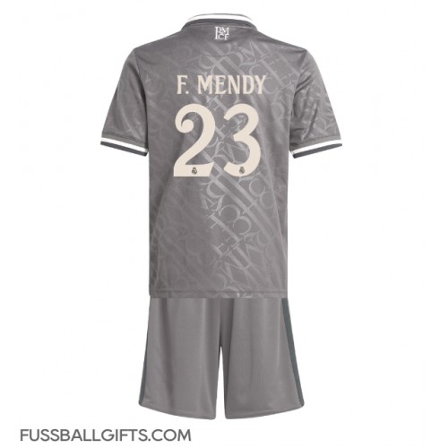 Real Madrid Ferland Mendy #23 Fußballbekleidung 3rd trikot Kinder 2024-25 Kurzarm (+ kurze hosen)